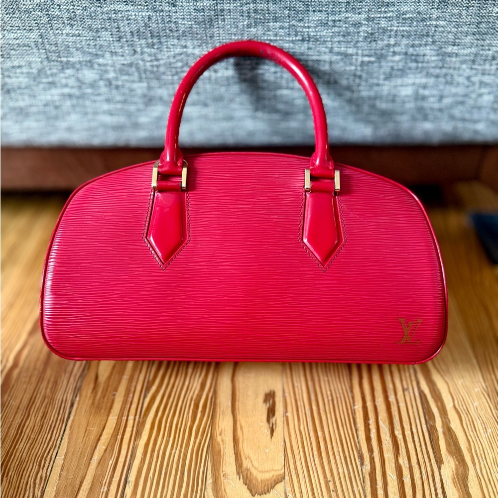 Louis Vuitton w COA Jasmin Red Epi Leather Satchel - Picture 16 of 16